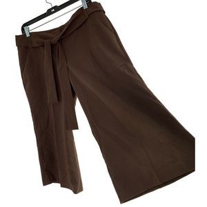 Vintage Y2K Stoorb studio gaucho capri dress pants brown size 10 5870